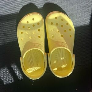 Yellow crocs